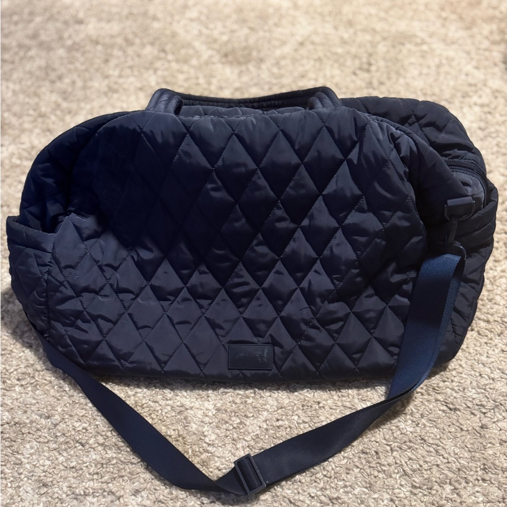 Vera Bradley Large Duffel - Navy Blue